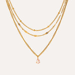 Load image into Gallery viewer, White Zircon Layered Necklace