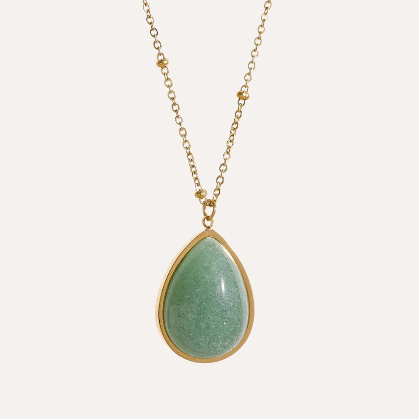 Verdelle Gemstone Drop Necklace