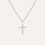 Load image into Gallery viewer, Celestine Cross Necklace