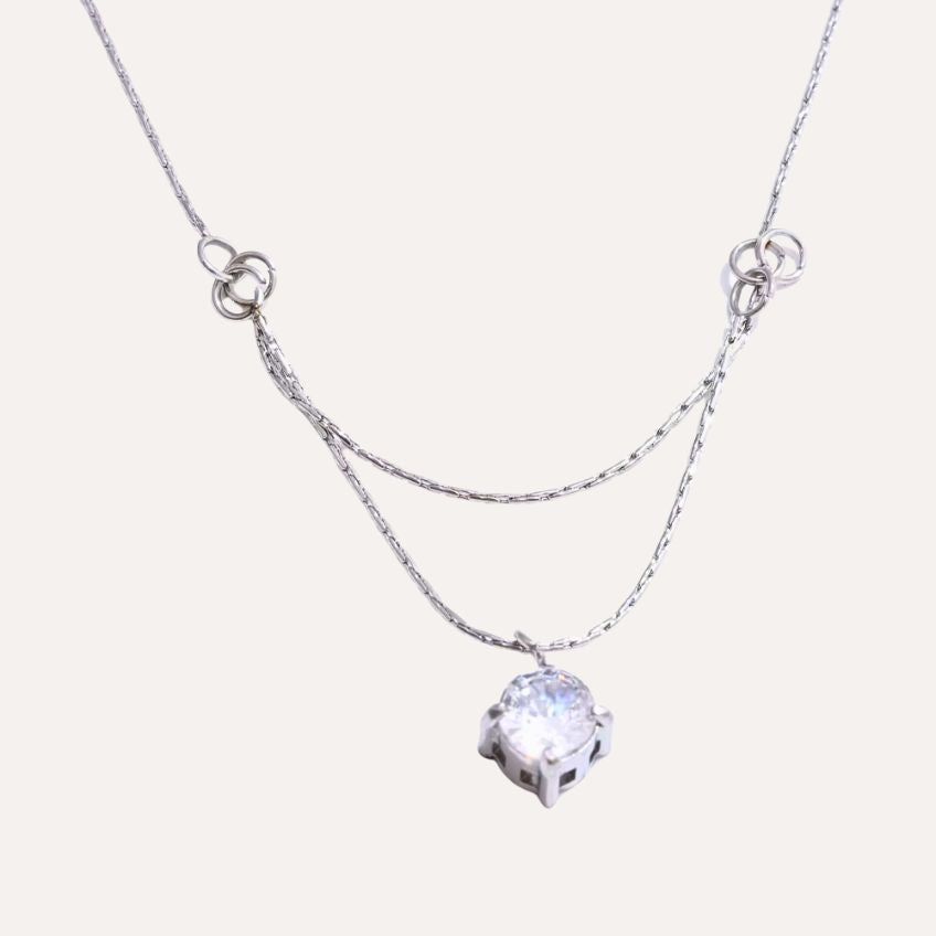 Double Layer Spark Necklace