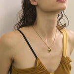Load image into Gallery viewer, Golden Heart Necklace