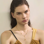 Load image into Gallery viewer, Golden Drop Necklace