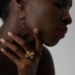 Load image into Gallery viewer, Veloura Textured Statement Ring