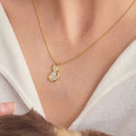 Load image into Gallery viewer, Iced Crystal Cat Necklace