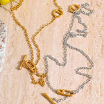 Load image into Gallery viewer, Long Toggle Chain Necklace