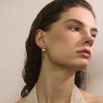 Load image into Gallery viewer, Asymmetrical Heart Lock Earrings