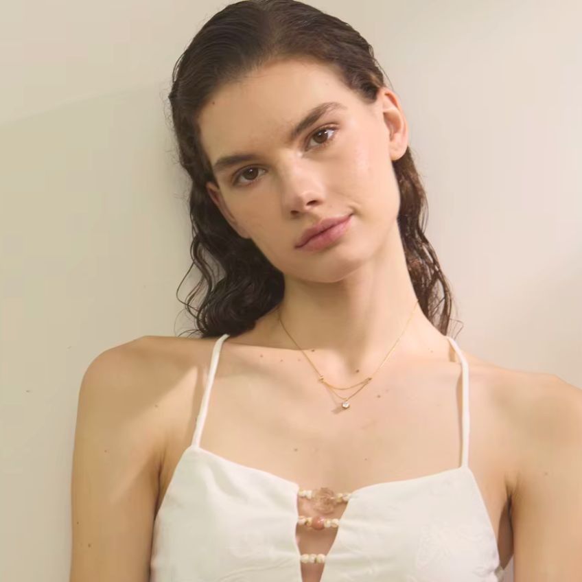 Double Layer Spark Necklace