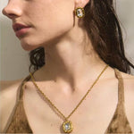 Load image into Gallery viewer, Rectangular Zircon Jewelry Set