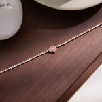Load image into Gallery viewer, Pink Zircon Tennis Bracelet