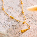 Load image into Gallery viewer, Golden Drop Necklace