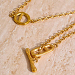 Load image into Gallery viewer, Long Toggle Chain Necklace
