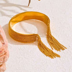Load image into Gallery viewer, Tassel Chain Cuff