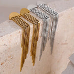 Load image into Gallery viewer, Elaris Tassel Drop Earrings