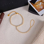 Load image into Gallery viewer, White Zircon Link Bracelet