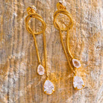 Load image into Gallery viewer, Geometric Tassel Earrings