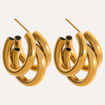 Load image into Gallery viewer, Arvella Geo Metal Studs
