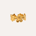 Load image into Gallery viewer, Florette Adjustable Flower Ring
