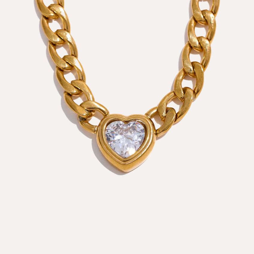 Necklace Cœur Link