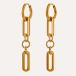 Load image into Gallery viewer, Solenne Geometric Dangle Earrings
