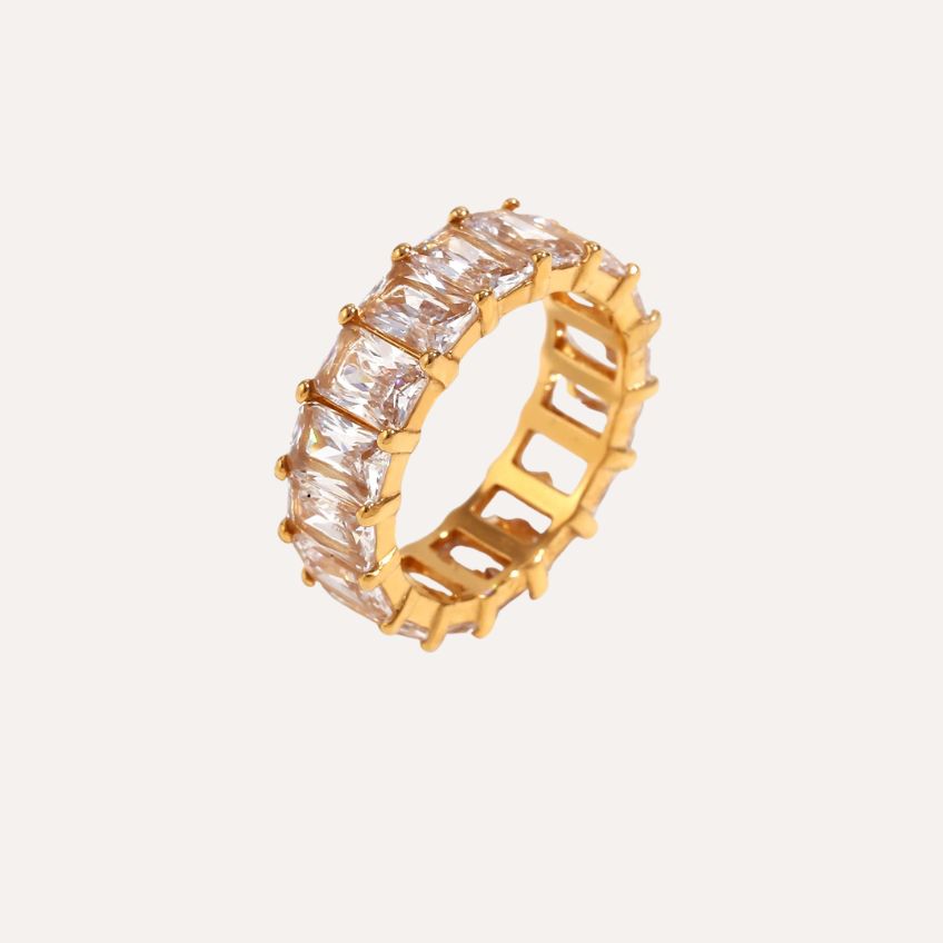 Zerelle Geometric Spark Ring