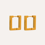 Load image into Gallery viewer, Cavella Square Hoop Earrings
