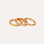 Load image into Gallery viewer, Lunaria Luxe Trio Ring Set
