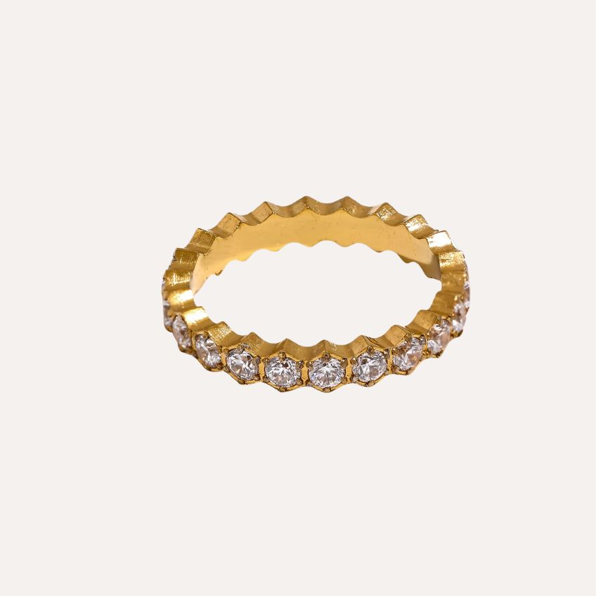 Éclara Zirconia Band Ring