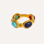 Load image into Gallery viewer, Aurana Agate Vintage Ring
