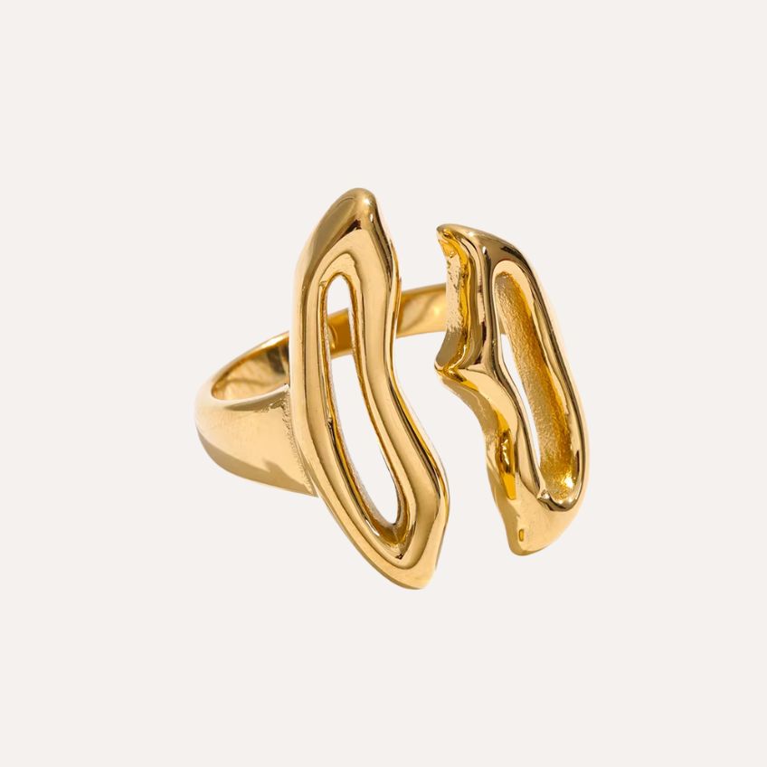 Hollow Geometry Ring