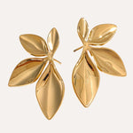 Load image into Gallery viewer, Elanora Leaf Bloom Studs
