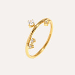 Load image into Gallery viewer, Reina Crown Spark Ring
