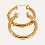 Load image into Gallery viewer, Aurena Hollow Hoop Earrings
