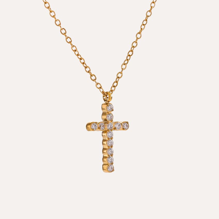 Collier Croix Lumière