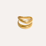 Load image into Gallery viewer, Valen Two-Tone Structure Ring

