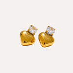 Load image into Gallery viewer, Earrings HeartBrillant
