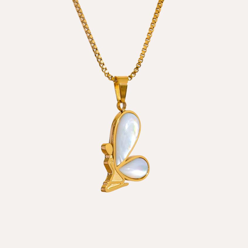 Papillon d'Or Pendant Necklace