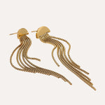 Load image into Gallery viewer, Elaris Tassel Drop Earrings
