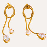 Load image into Gallery viewer, Geometric Tassel Earrings

