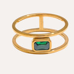 Load image into Gallery viewer, Velina Green Glow Ring
