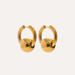 Load image into Gallery viewer, Orelia Sphere Hoop Earrings
