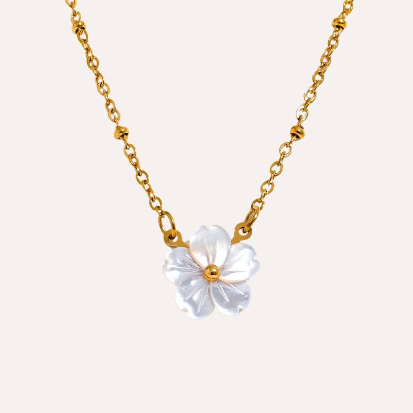 Colar Flora Madre – Flor de Concha Natural