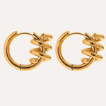 Load image into Gallery viewer, Solvène Twisted Hoop Earrings
