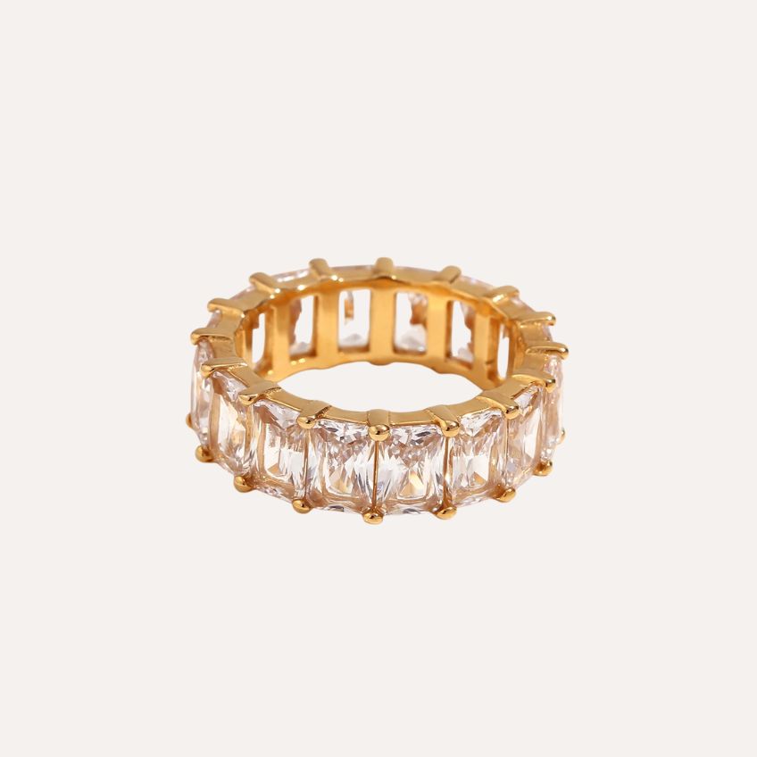 Zerelle Geometric Spark Ring