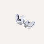 Load image into Gallery viewer, Earrings Solenne Curve – Glossy U-Shaped Hoops in 18K Gold
