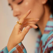 Virelle Pearl Statement Ring