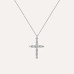 Load image into Gallery viewer, Celestine Cross Necklace
