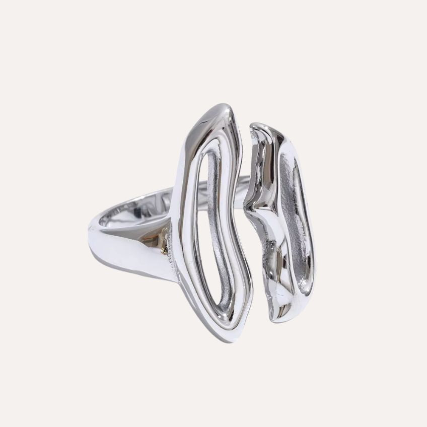 Hollow Geometry Ring