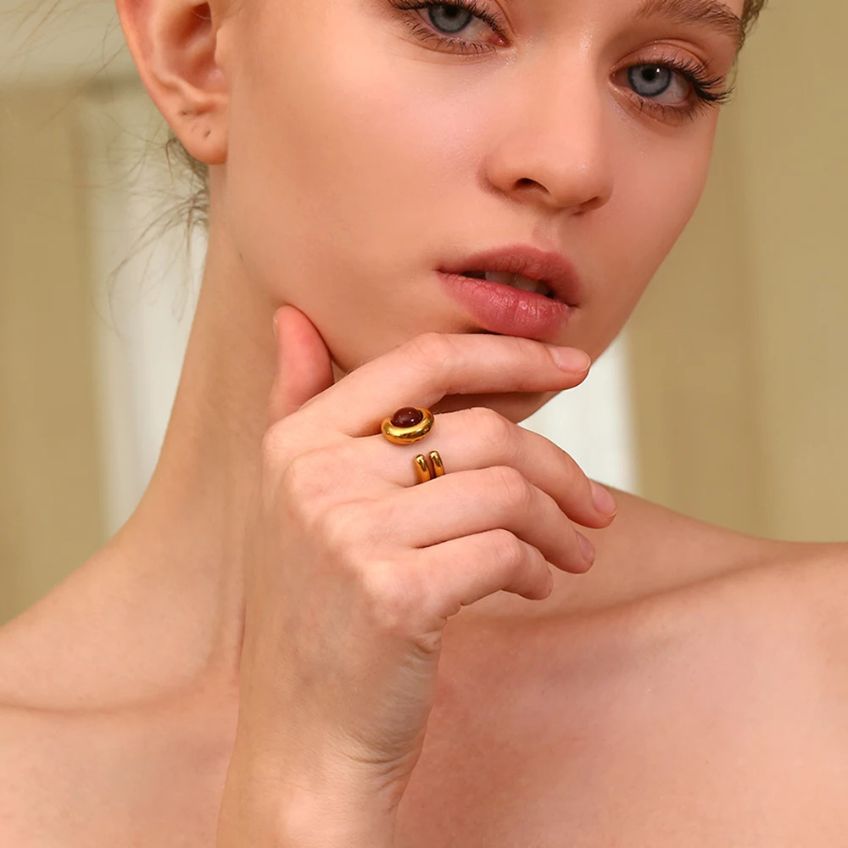 Aureline Duo Gemstone Ring