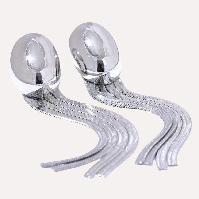 Serelis Snake Chain Earrings