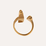 Load image into Gallery viewer, Elaris Sculpted Open Ring
